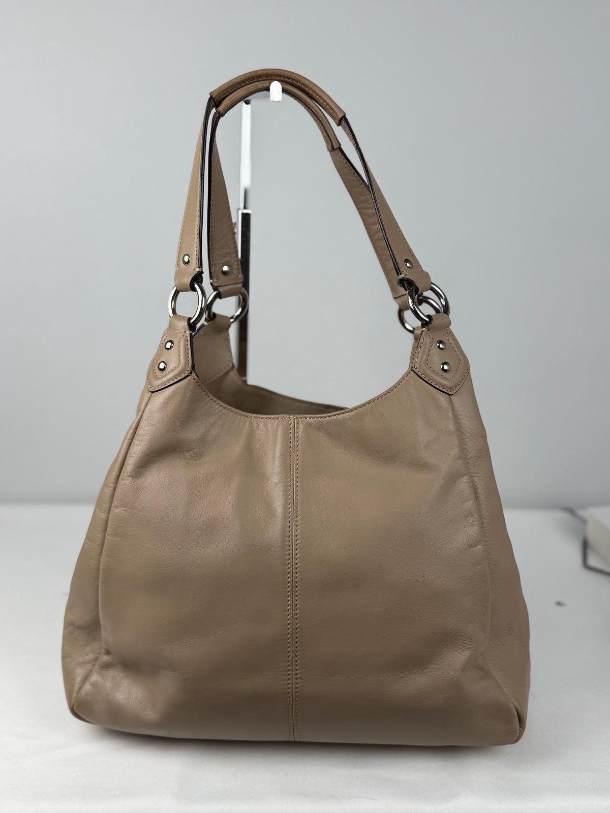 Coach F24686 Soho Beige Leather Shoulder Bag