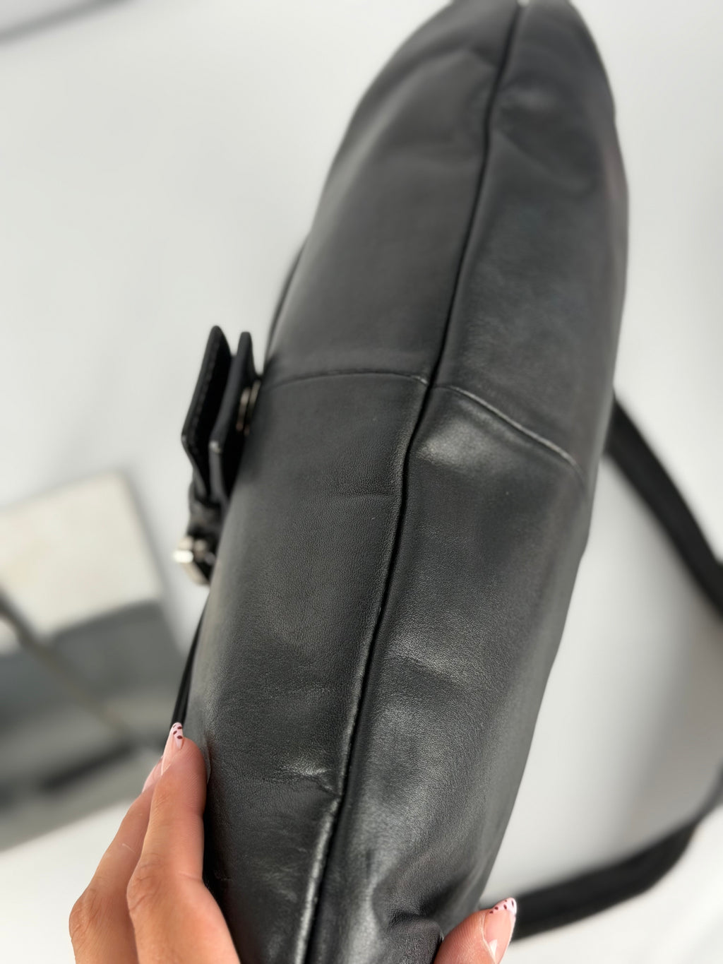 Coach F17217 Soho Black Leather Shoulder Bag