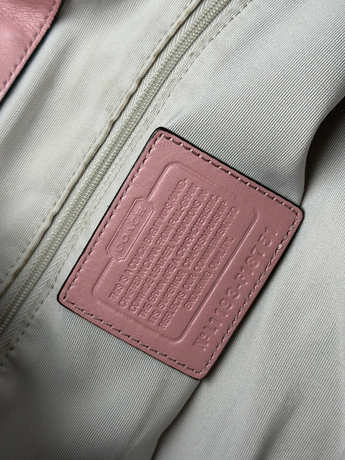 Coach F18751 Soho Pink Leather Shoulder Tote Bag