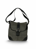 Coach 6376 Soho Signature Black/Grey Monogram Crossbody Shoulder Bag