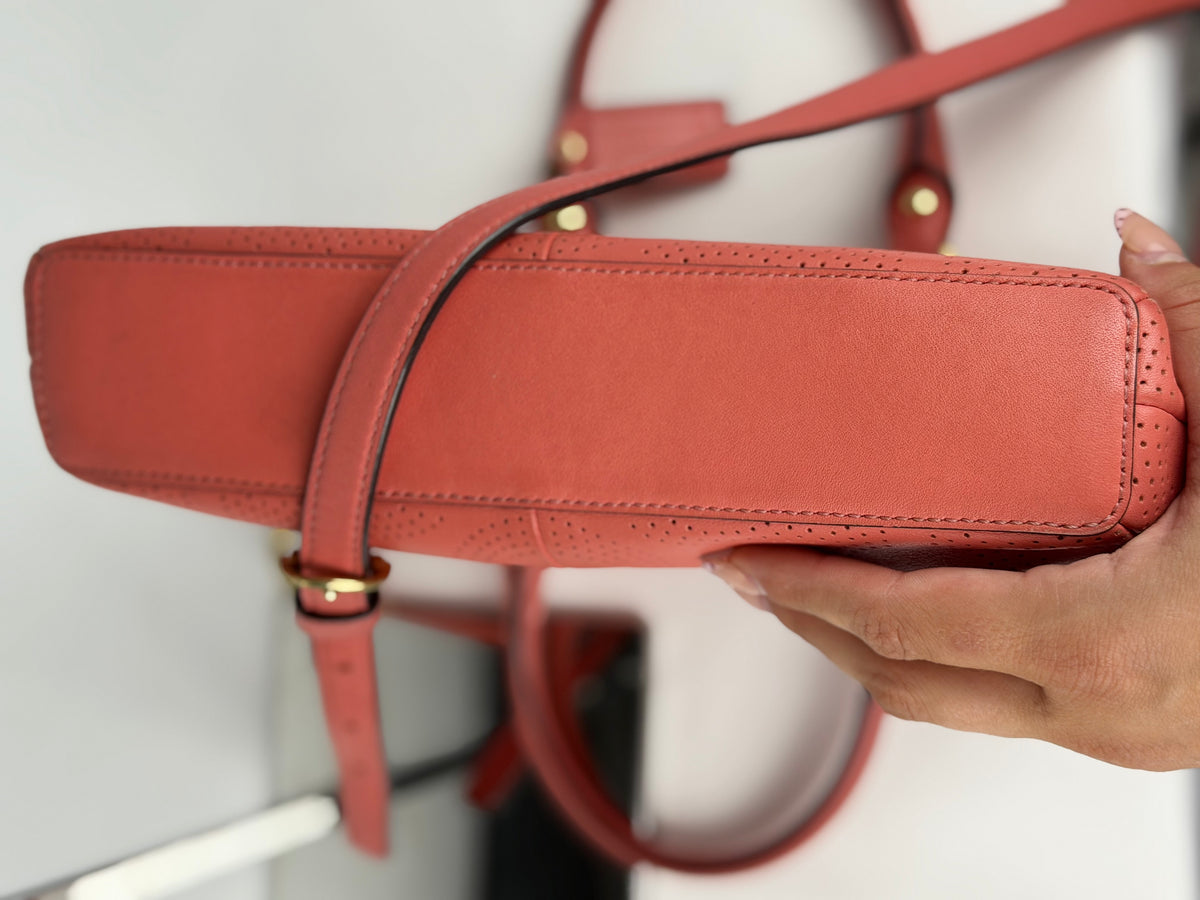 Coach F23243 Ashley Pink Leather Hand Bag