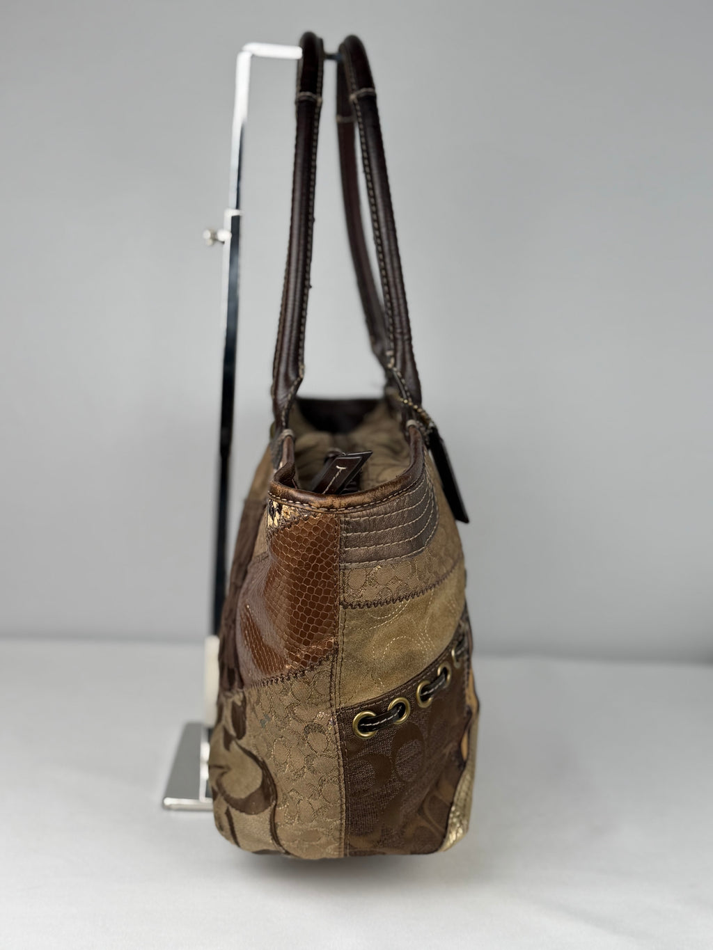 Coach 12899 Limited Edition Patchwork Bleecker Shoulder Bag