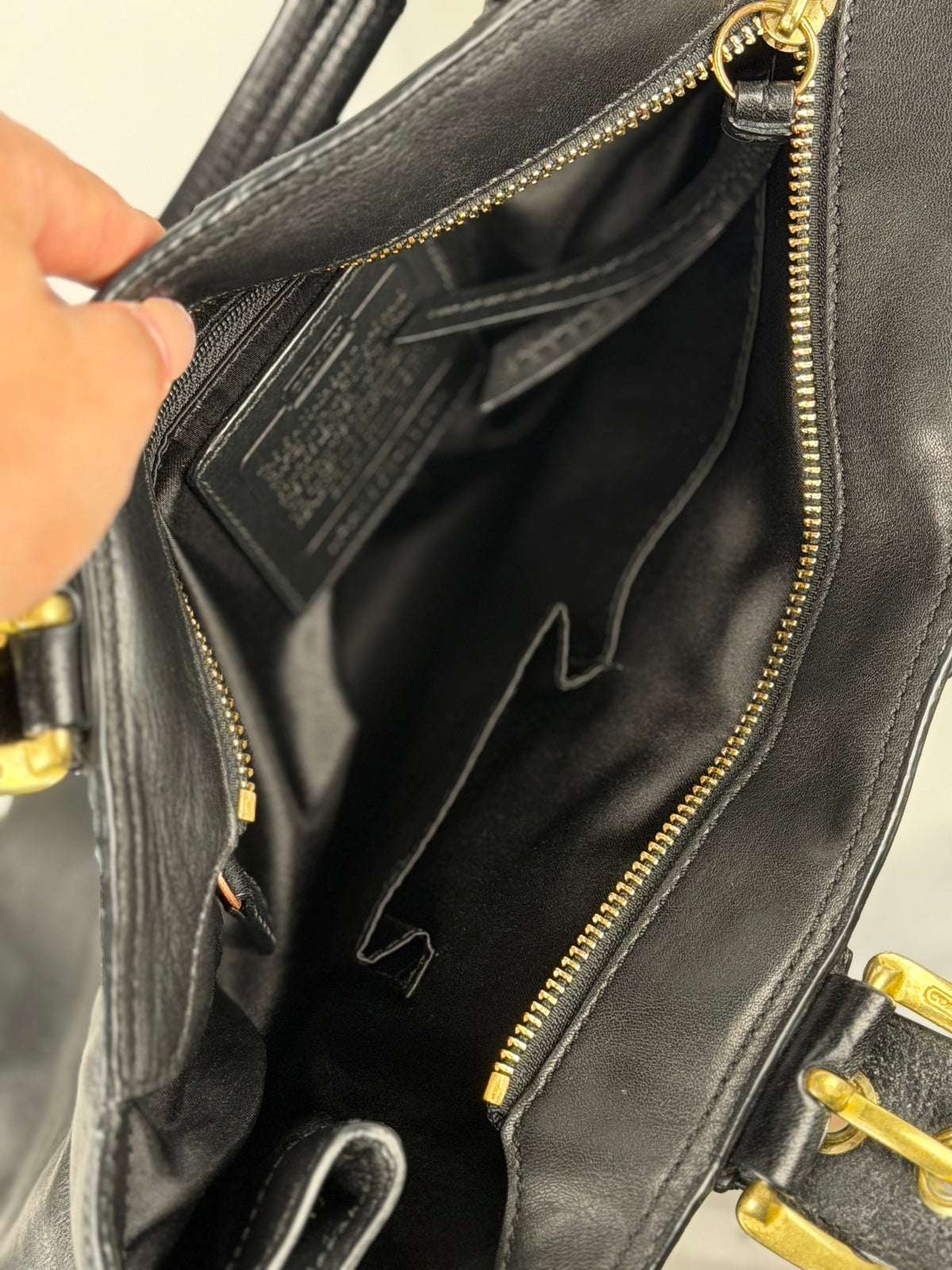 Coach 11844 Soho Black Leather Shoulder Bag