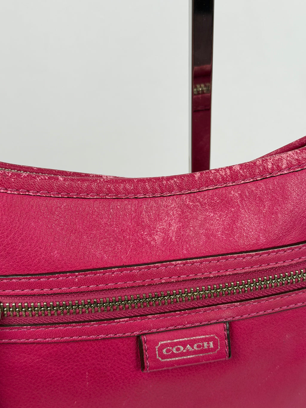 Coach F23978 Pink leather Shoulder Bag