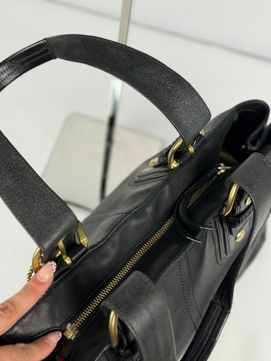 Coach 11844 Soho Black Leather Shoulder Bag