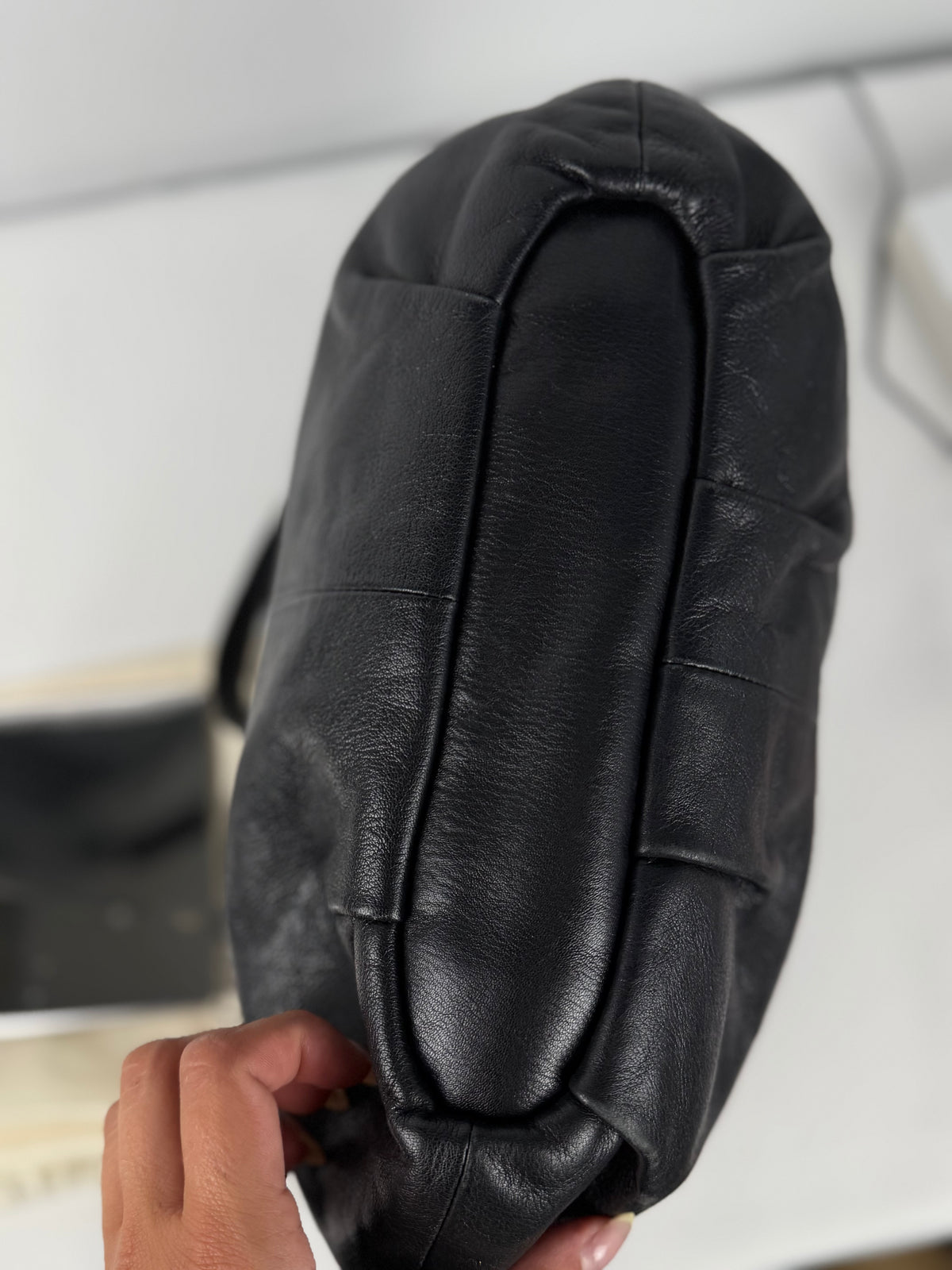 Coach 15959 Black Leather Hobo Shoulder Bag