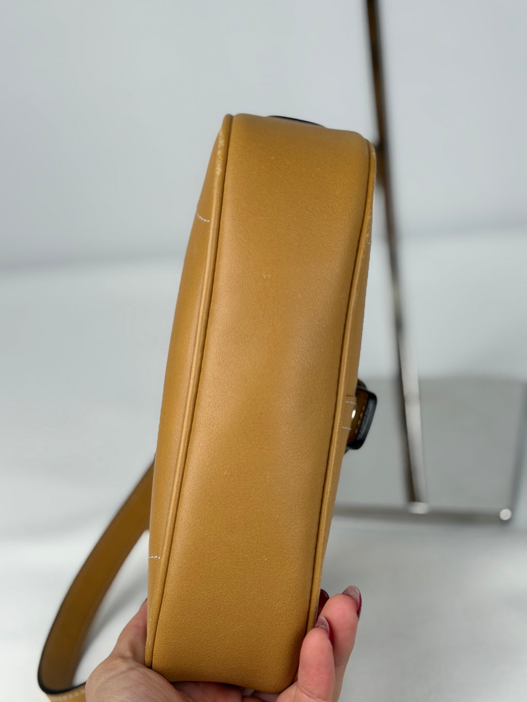Coach 7542 Soho Mini Tan Brown Leather Shoulder Bag