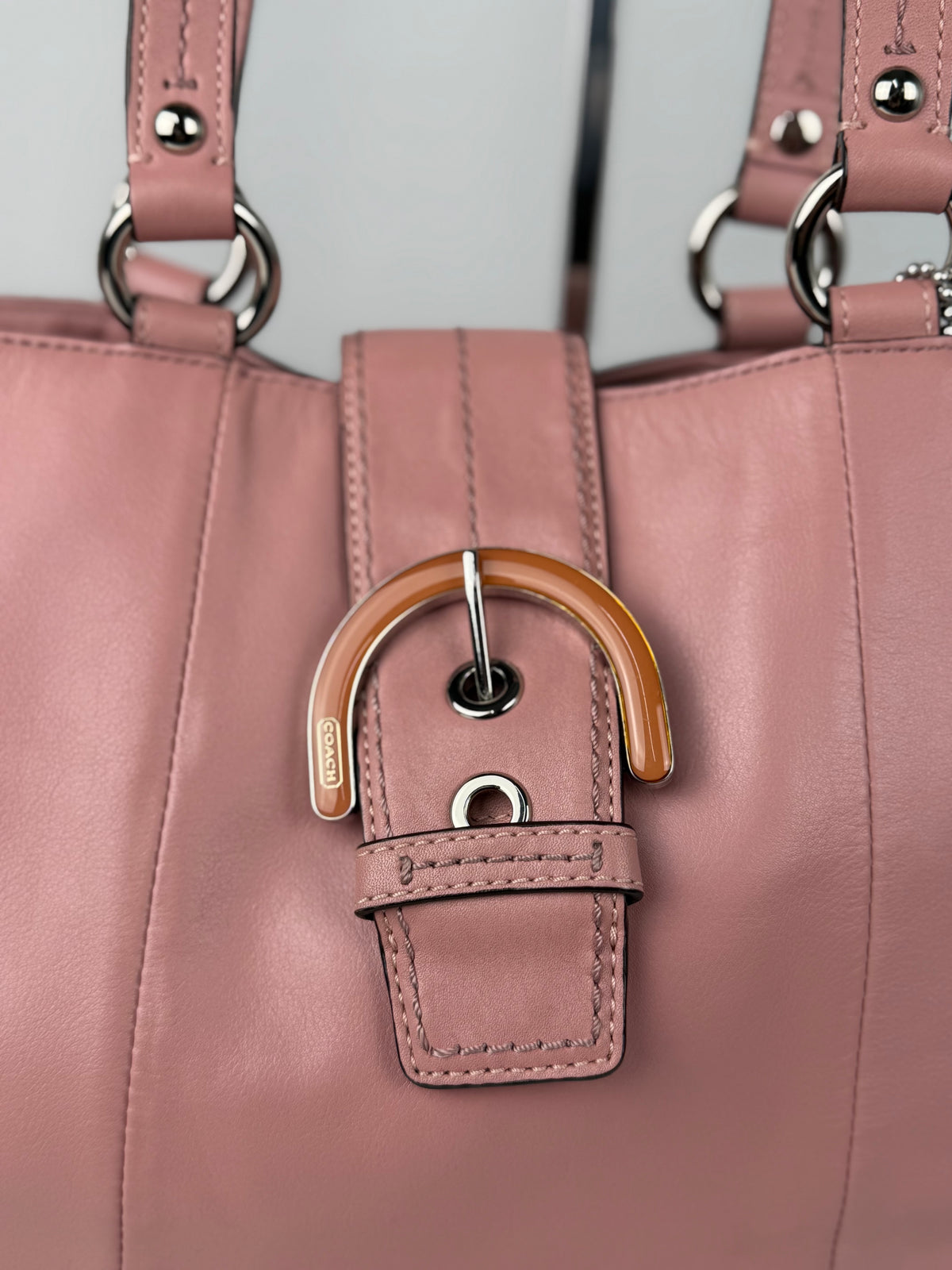 Coach F18751 Soho Pink Leather Shoulder Bag