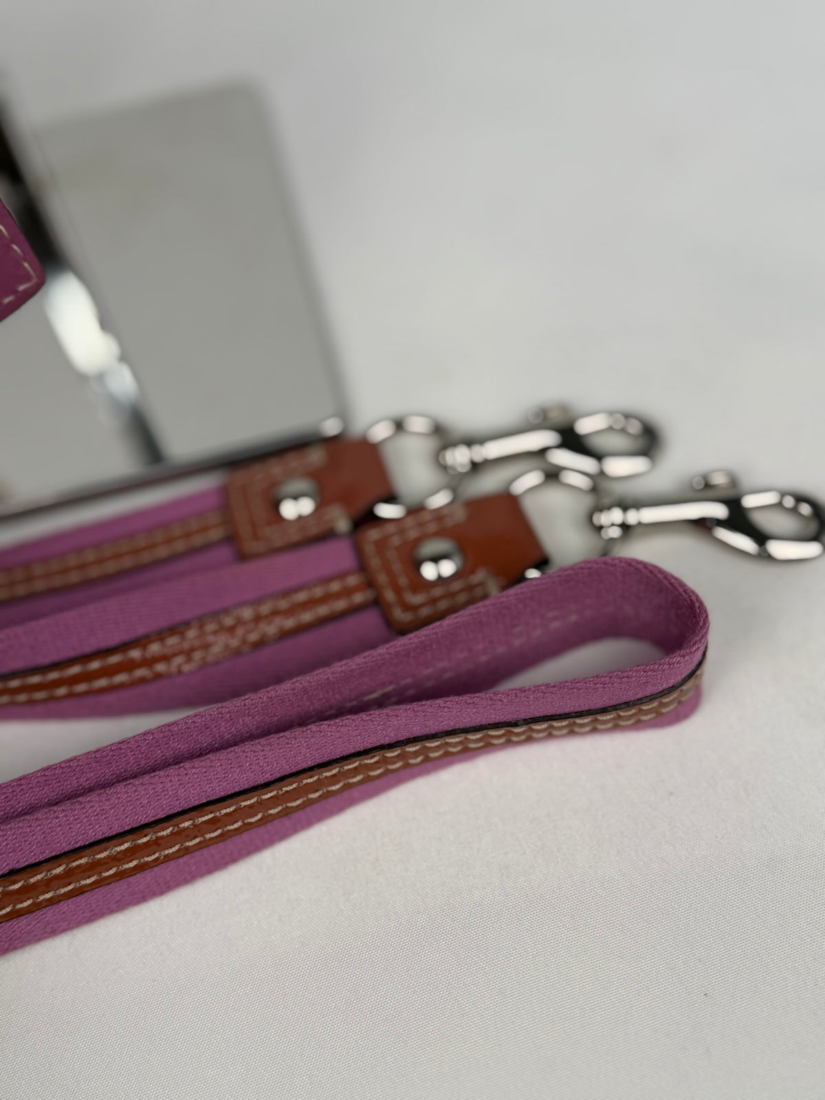 Coach F15111 Beige/Purple Monogram Shoulder Bag