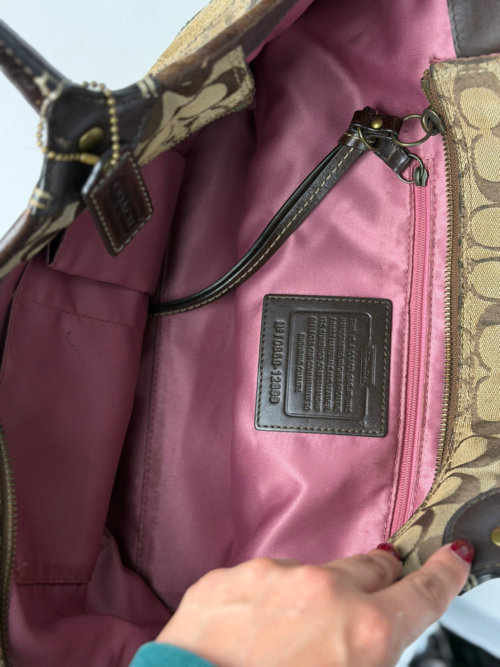 Coach 12899 Limited Edition Patchwork Bleecker Shoulder Bag