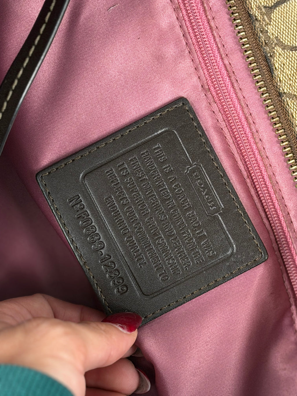 Coach 12899 Limited Edition Patchwork Bleecker Shoulder Bag