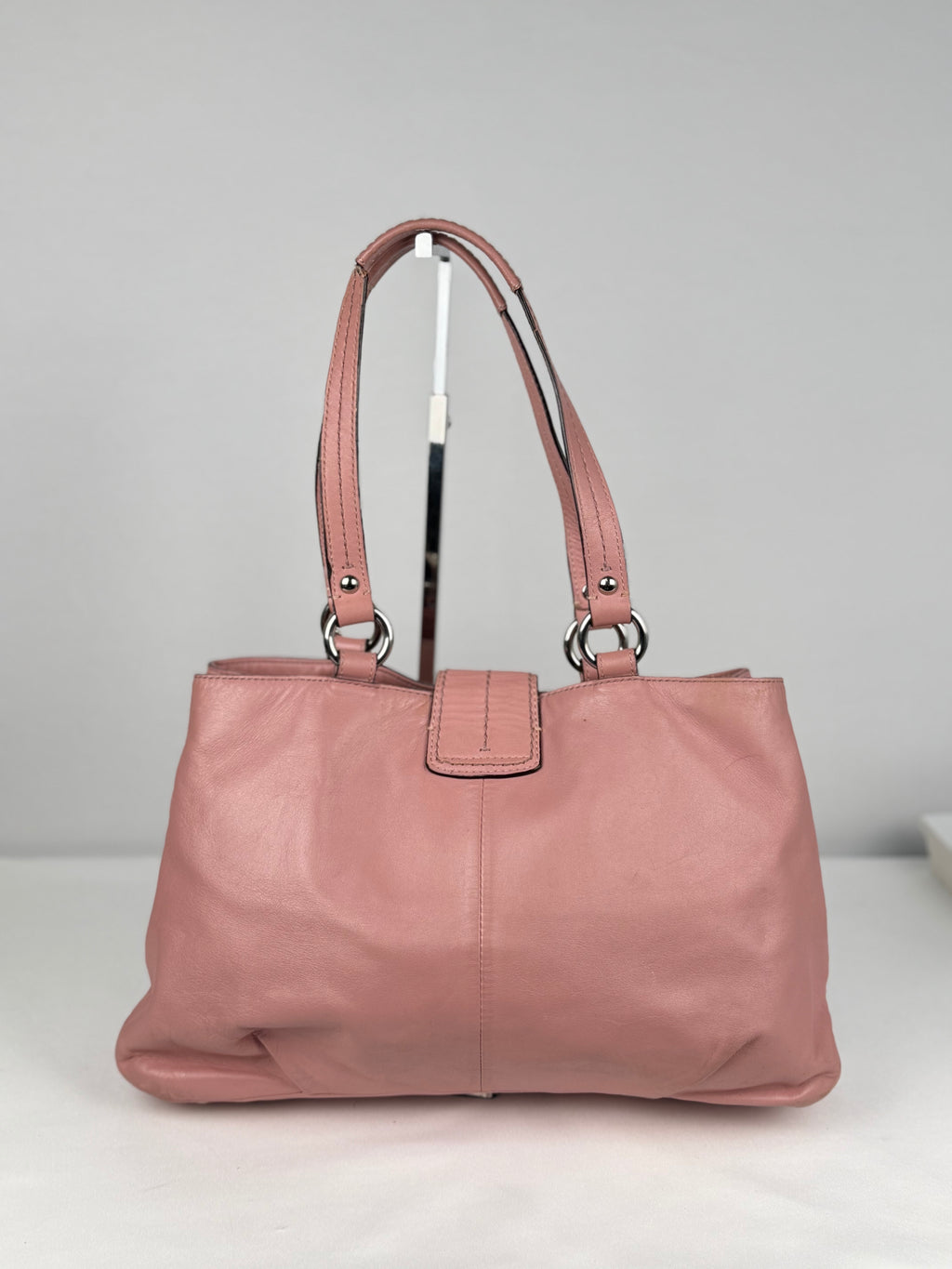 Coach F18751 Soho Pink Leather Shoulder Tote Bag