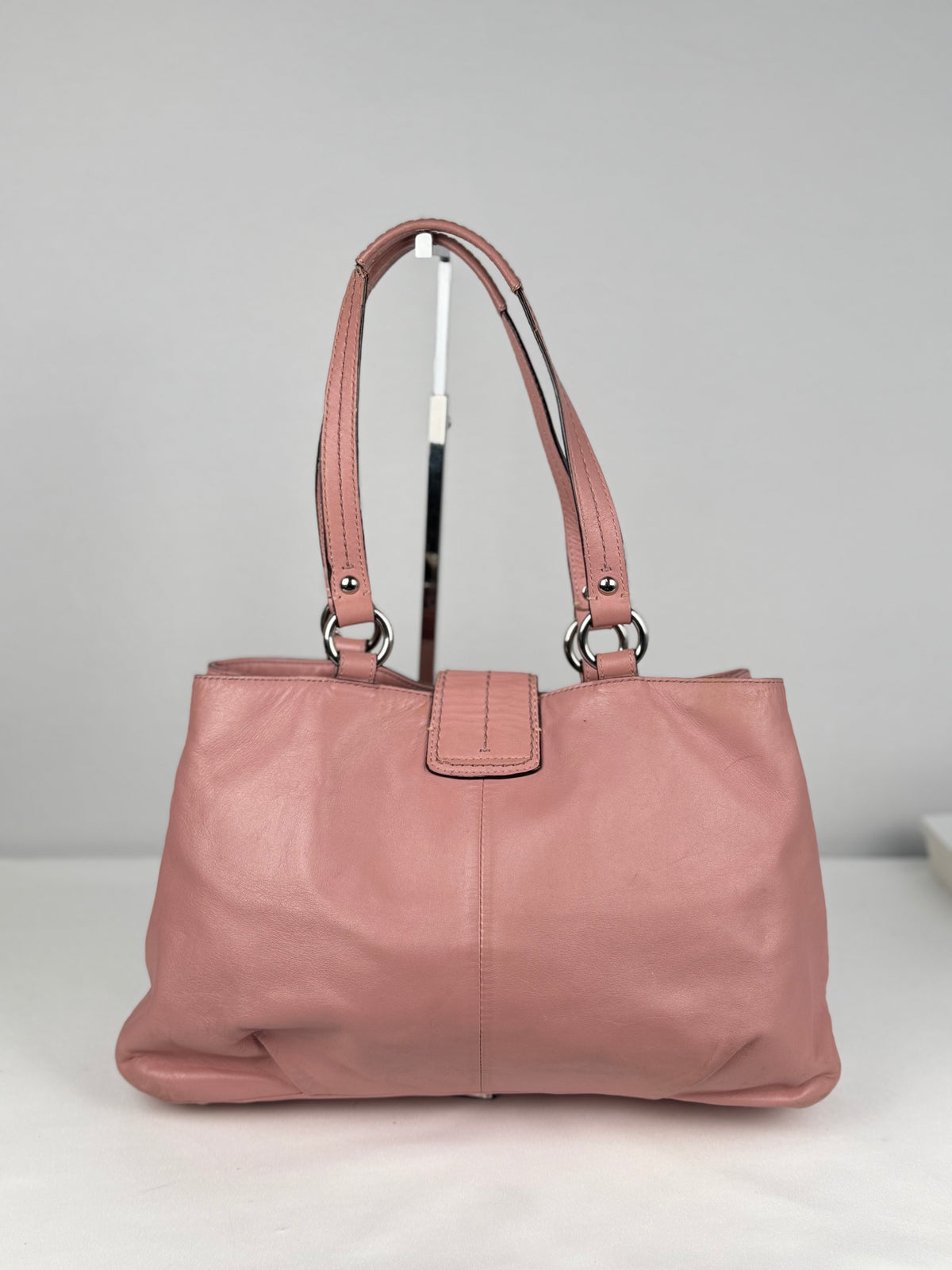Coach F18751 Soho Pink Leather Shoulder Tote Bag