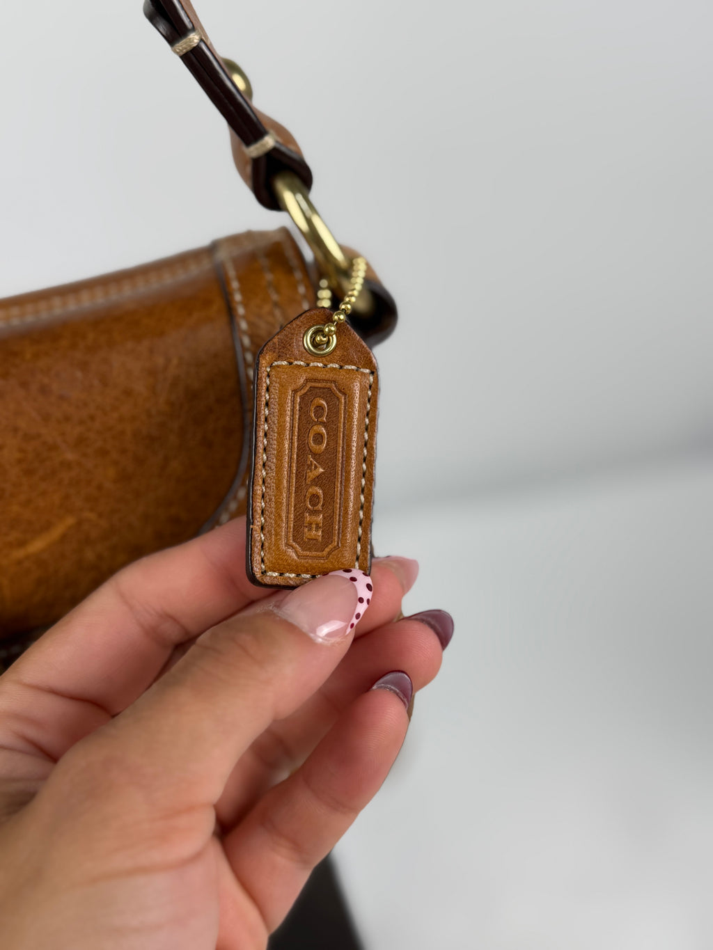Coach 10317 Soho Rare Brown Pebbled Leather Shoulder Bag with dustbag