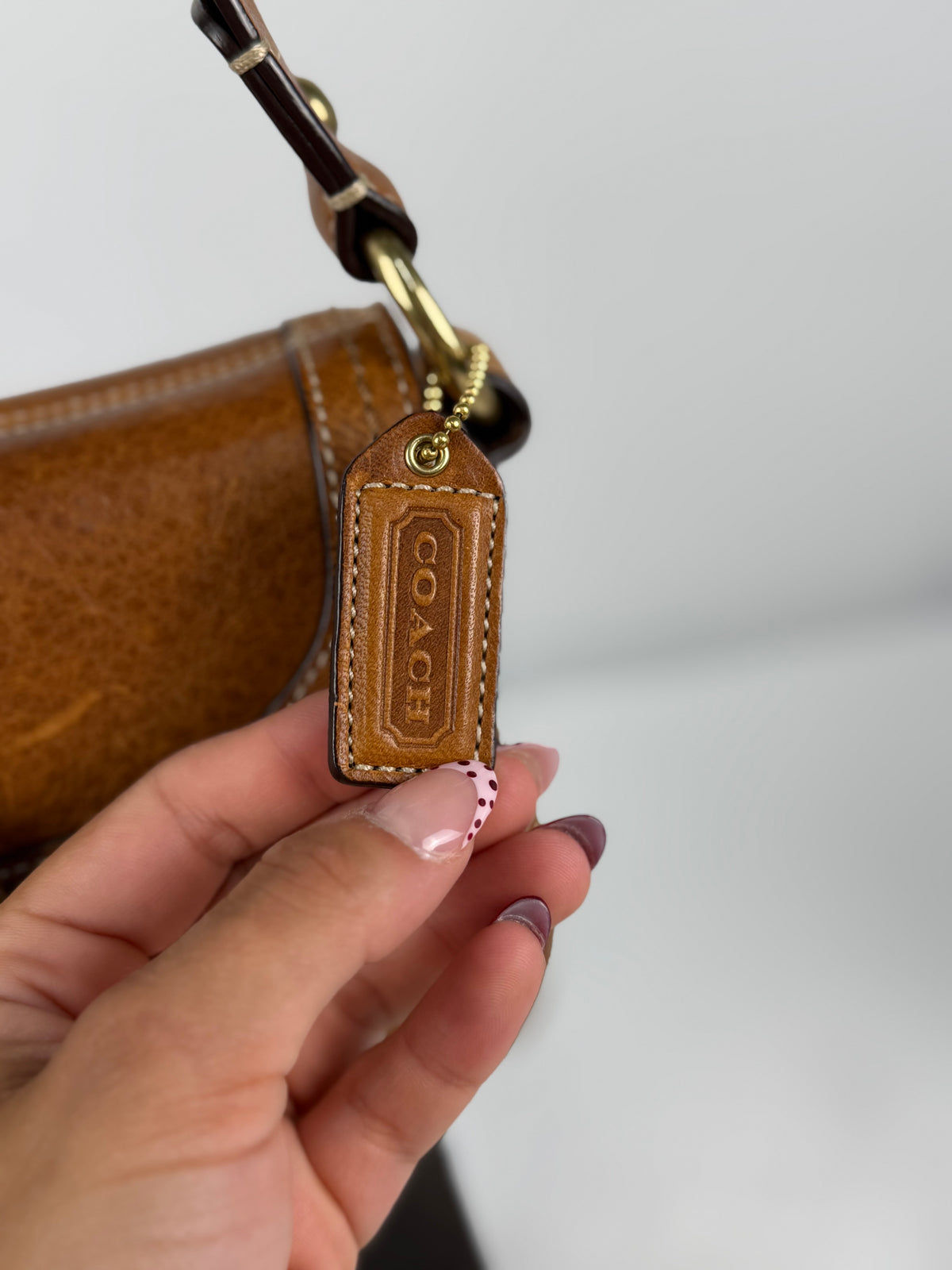 Coach 10317 Soho Rare Brown Pebbled Leather Shoulder Bag with dustbag