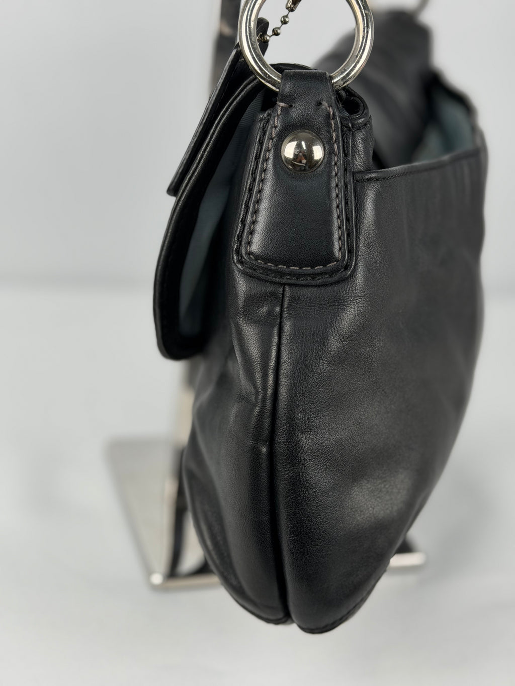 Coach F17217 Soho Black Leather Shoulder Bag