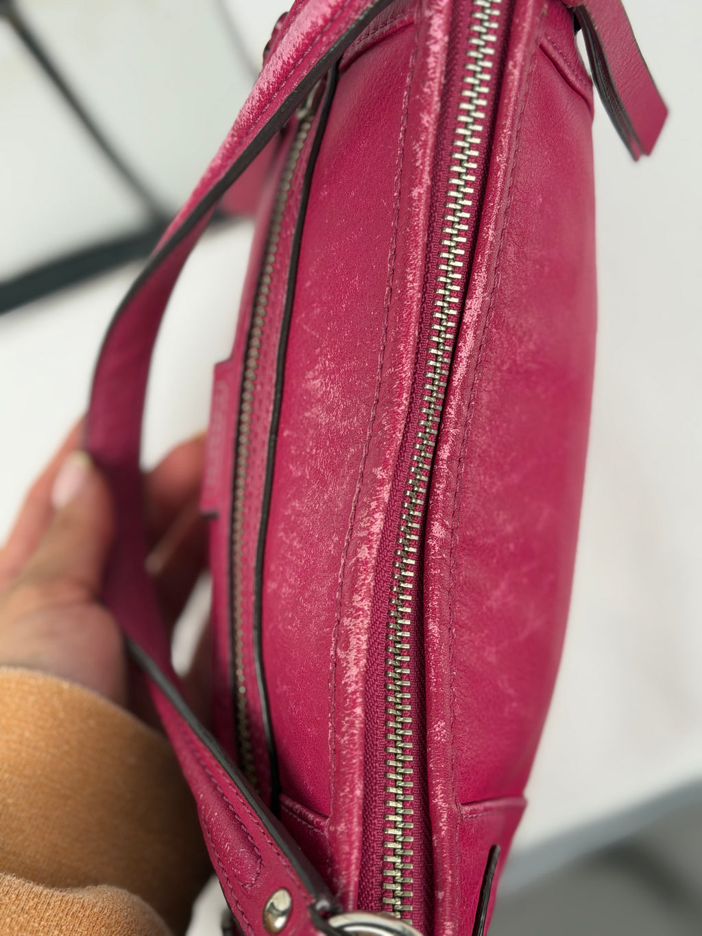 Coach F23978 Pink leather Shoulder Bag