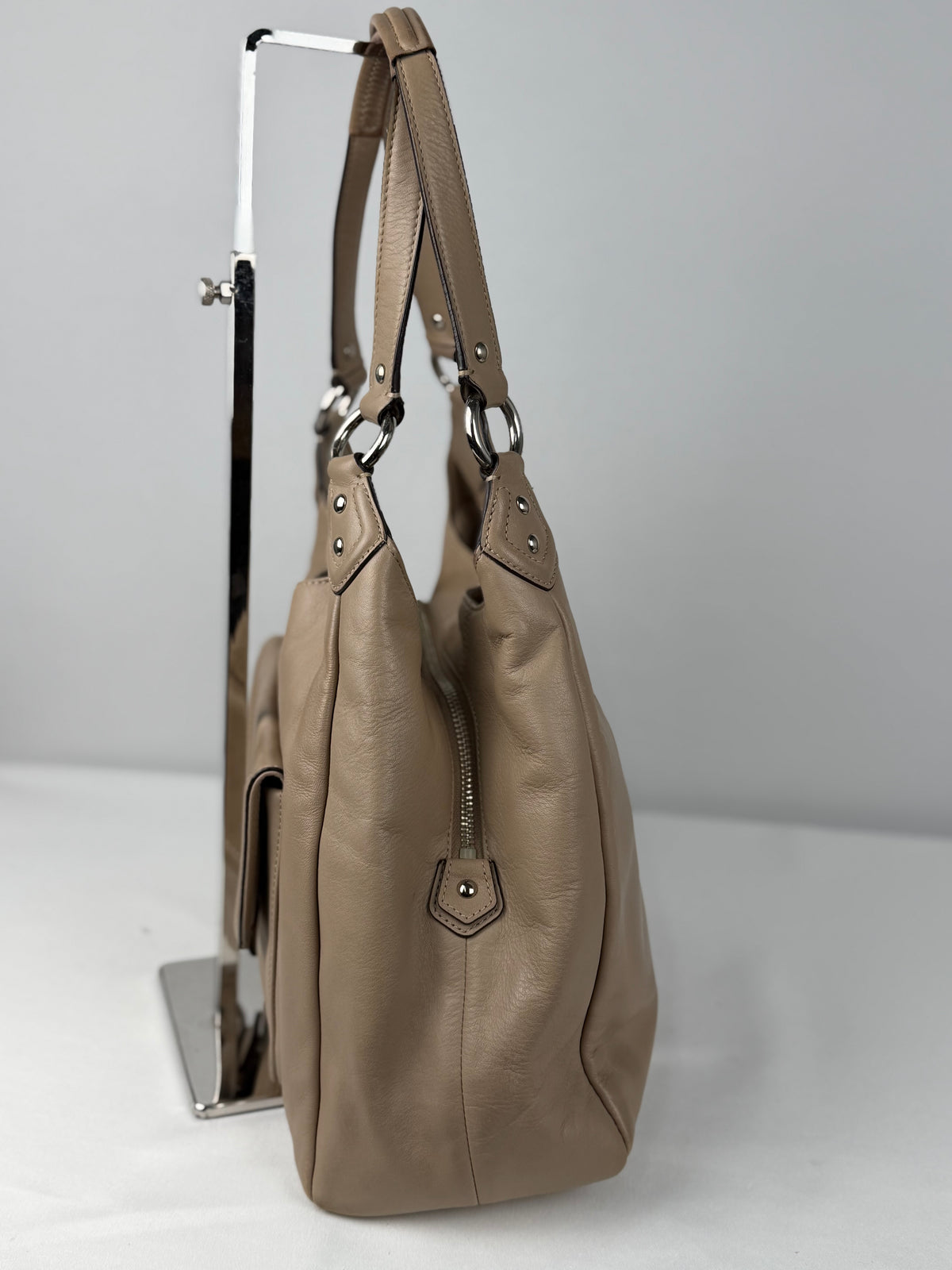 Coach F24686 Soho Beige Leather Shoulder Bag
