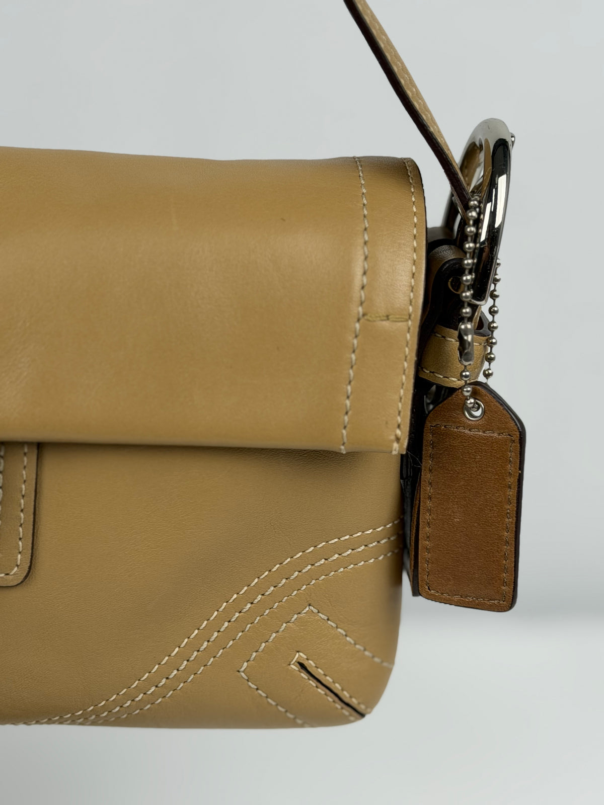 Coach 8A05 Soho Tan Brown Leather Shoulder Bag