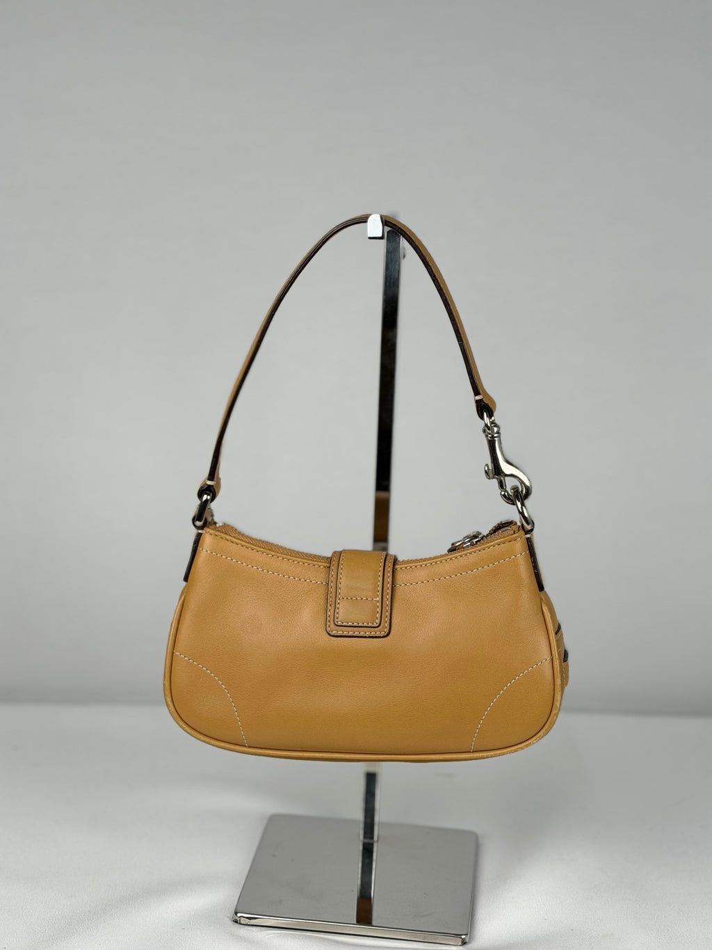 Coach 7542 Soho Mini Tan Brown Leather Shoulder Bag