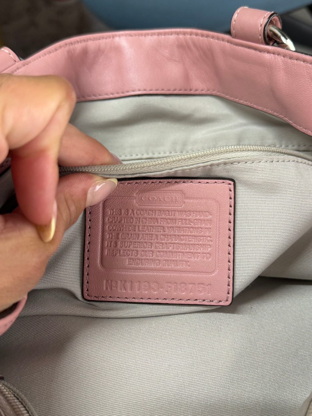 Coach F18751 Soho Pink Leather Shoulder Bag