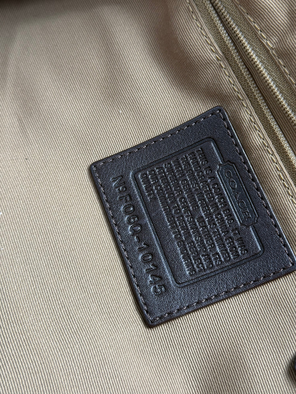 Coach 10145 Chelsea Turnlock Brown Op Art Shoulder Bag Suede Leather Trim