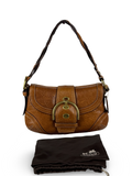 Coach 10317 Soho Rare Brown Pebbled Leather Shoulder Bag with dustbag