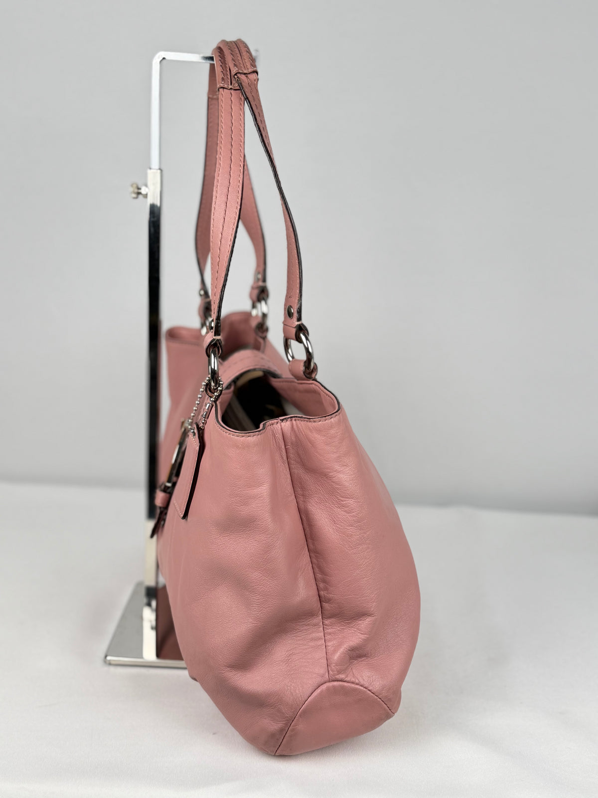 Coach F18751 Soho Pink Leather Shoulder Tote Bag