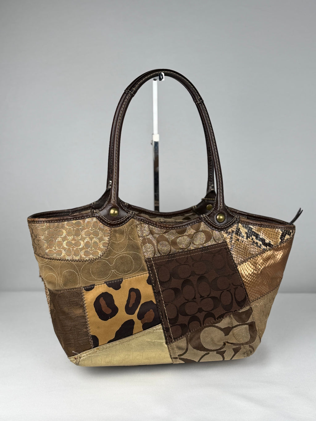 Coach 12899 Limited Edition Patchwork Bleecker Shoulder Bag
