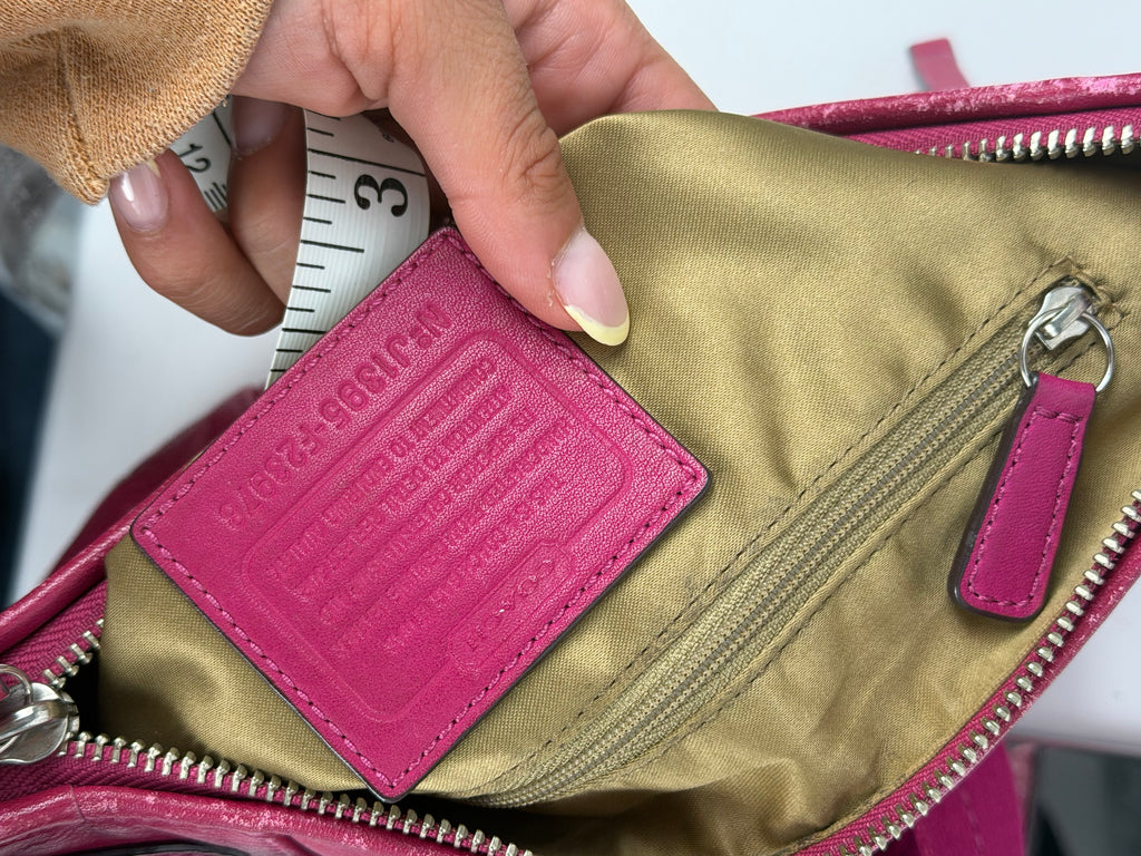 Coach F23978 Pink leather Shoulder Bag