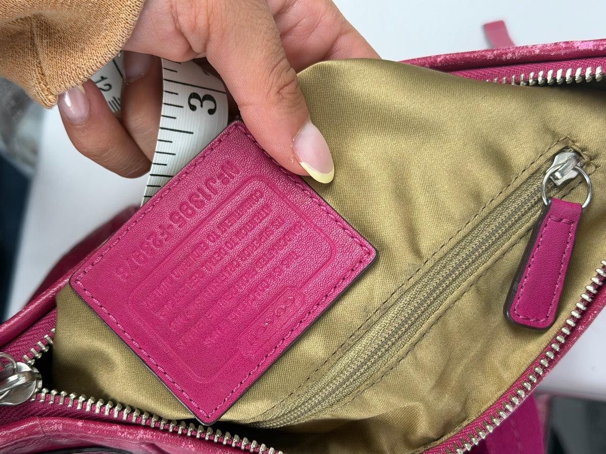 Coach F23978 Pink leather Shoulder Bag