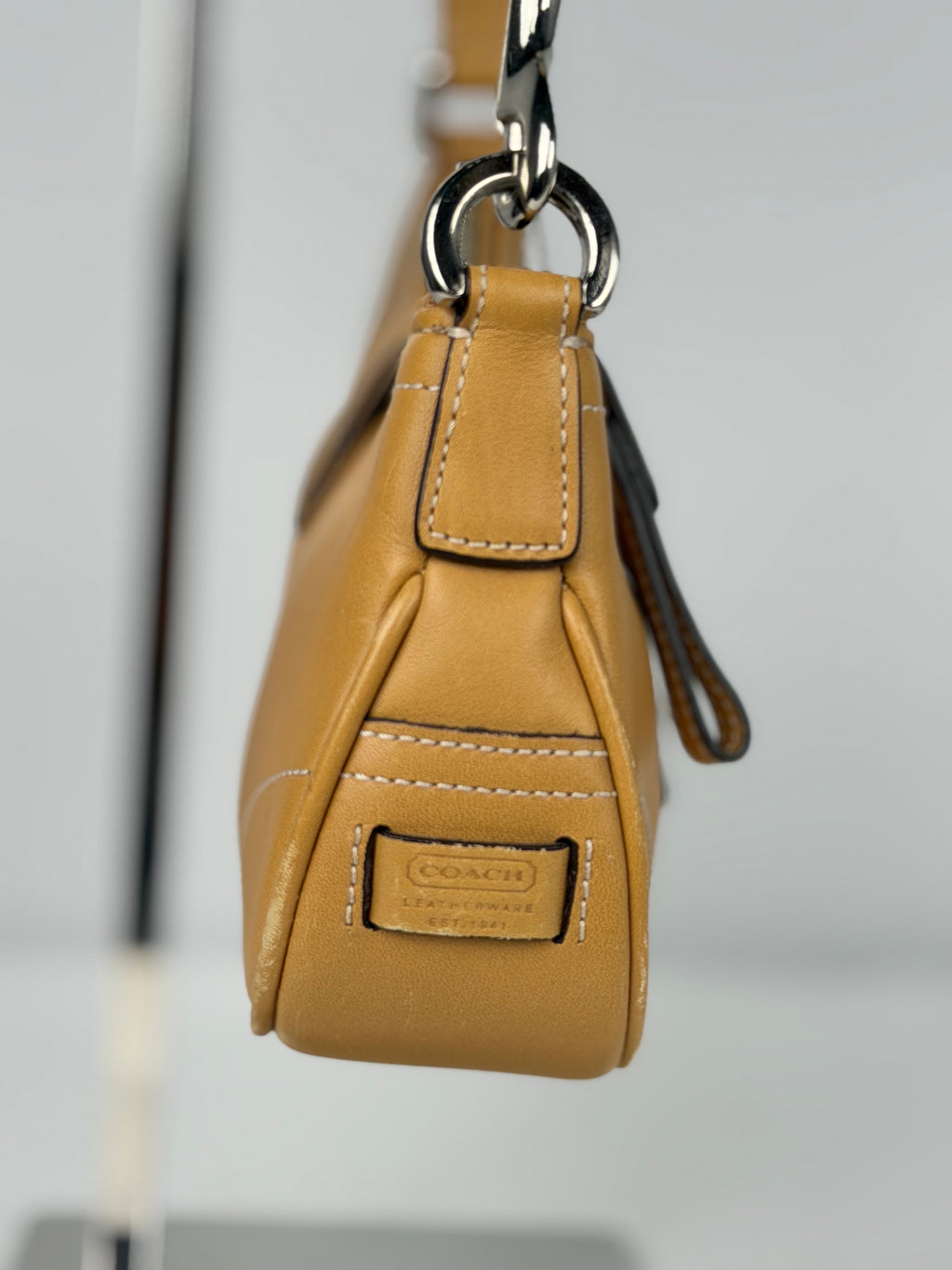 Coach 7542 Soho Mini Tan Brown Leather Shoulder Bag