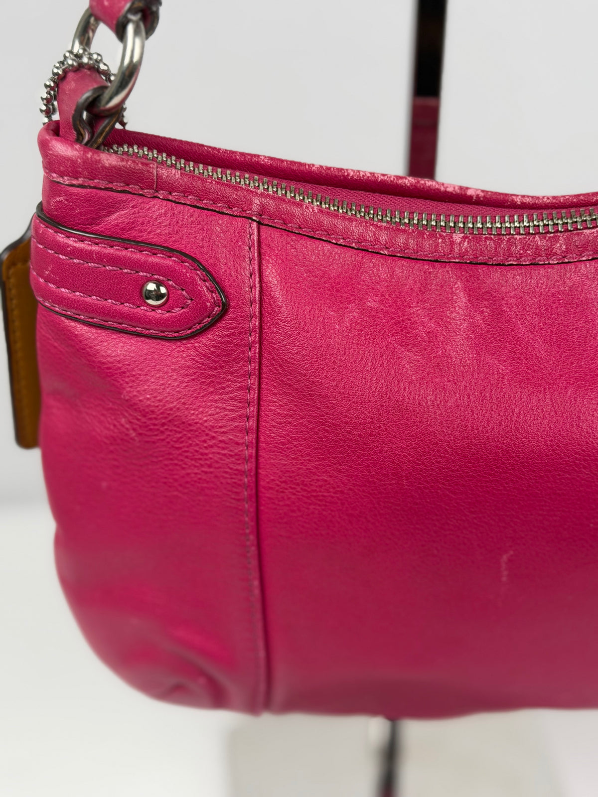 Coach F23978 Pink leather Shoulder Bag