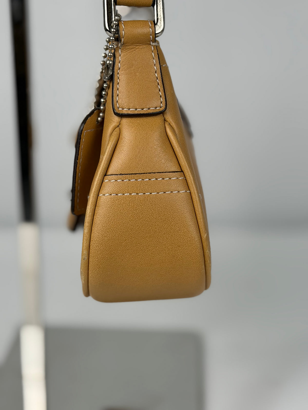 Coach 7542 Soho Mini Tan Brown Leather Shoulder Bag