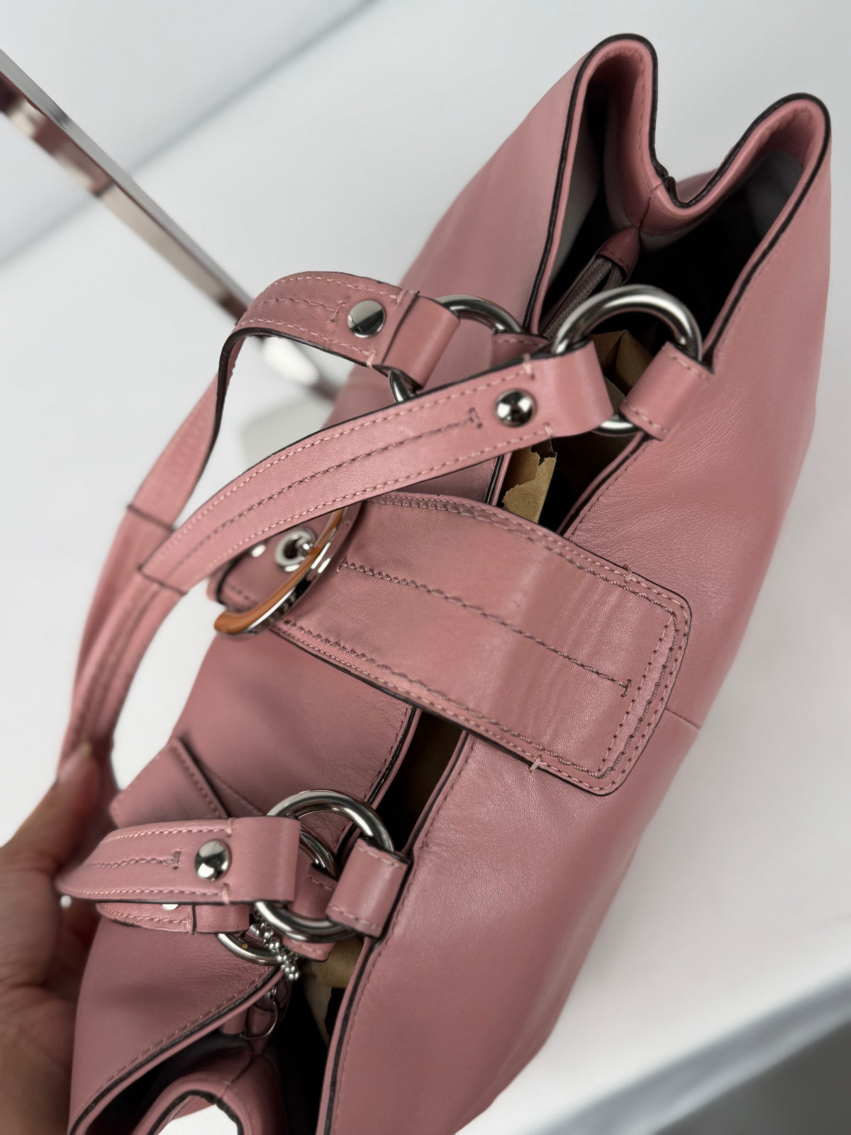 Coach F18751 Soho Pink Leather Shoulder Bag