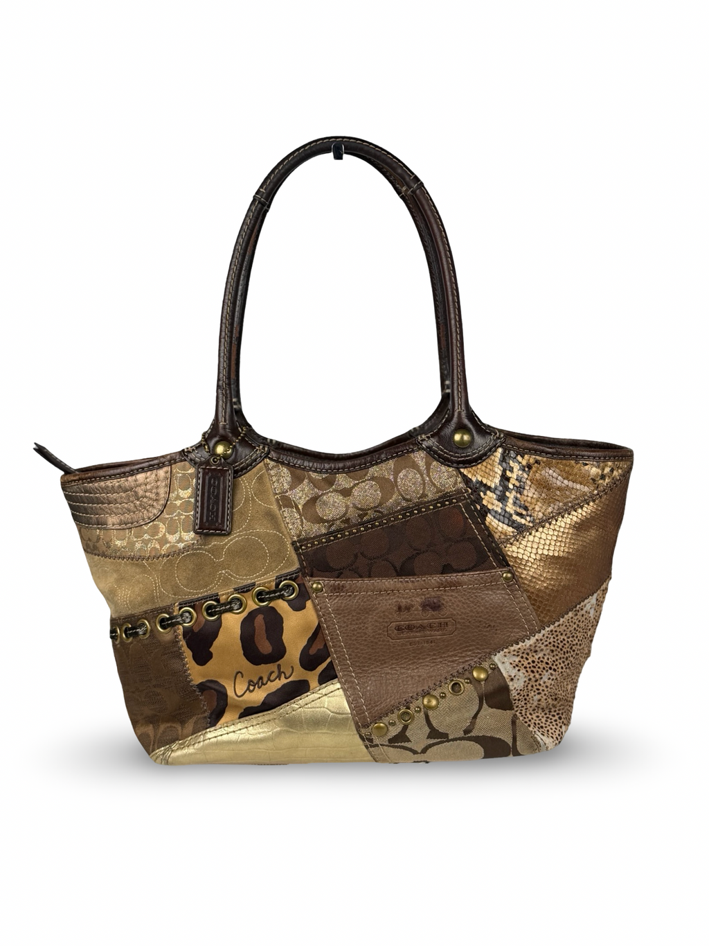 Coach 12899 Limited Edition Patchwork Bleecker Shoulder Bag