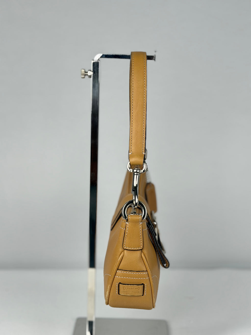 Coach 7542 Soho Mini Tan Brown Leather Shoulder Bag