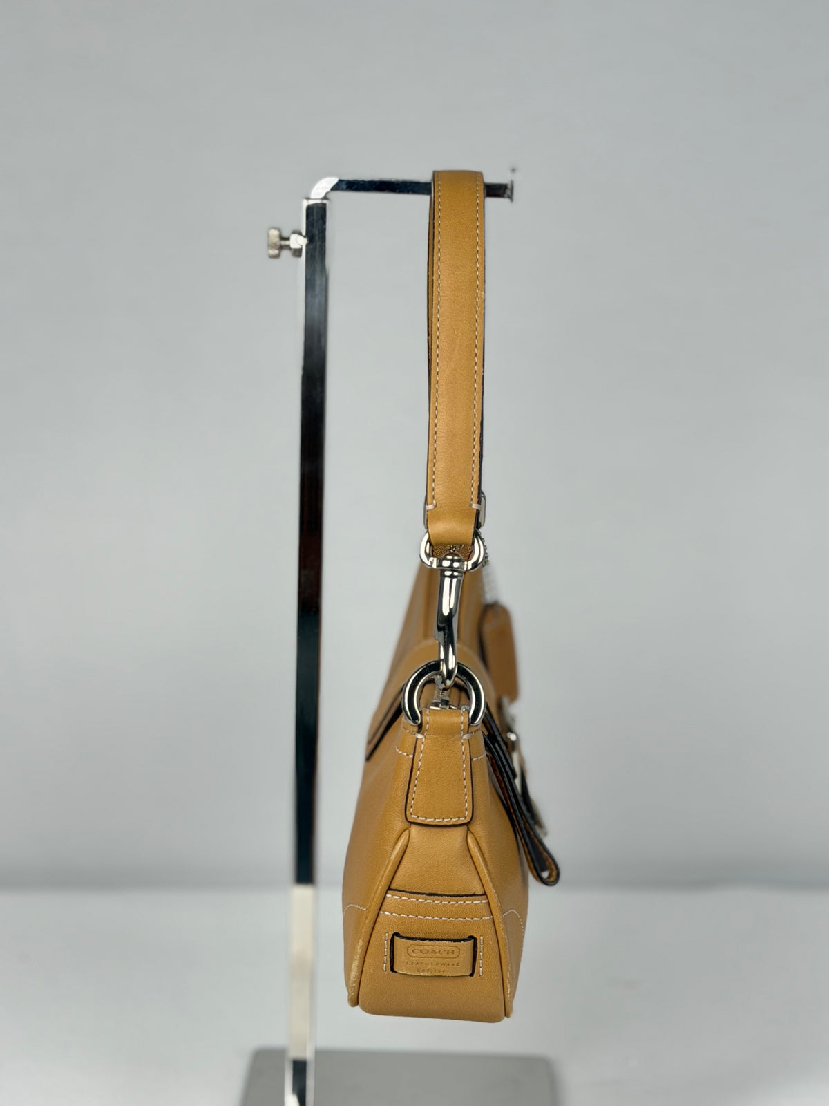 Coach 7542 Soho Mini Tan Brown Leather Shoulder Bag