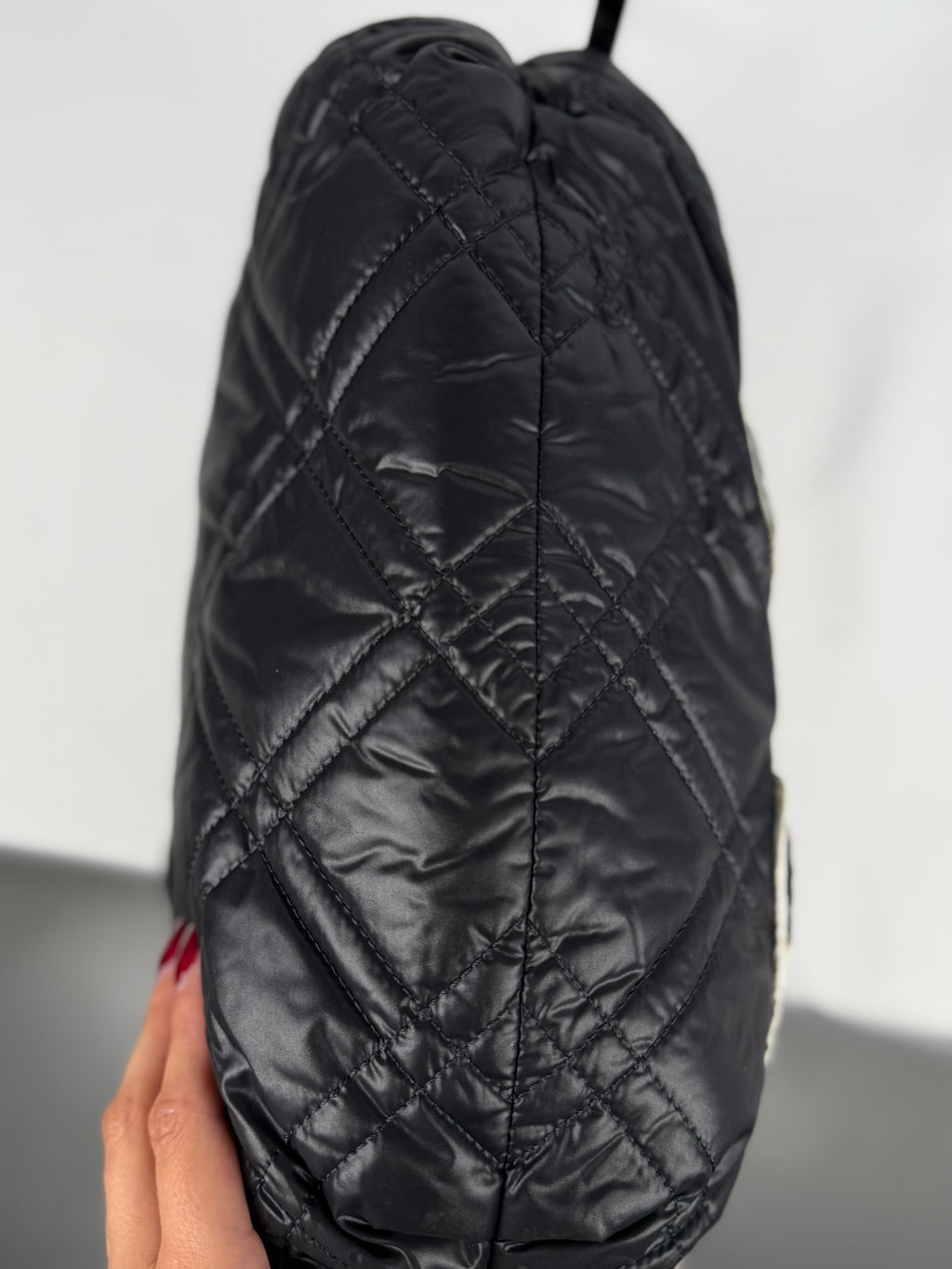 Coach 15872 Poppy Nylon 2 Way Quilted Shoulder Bag