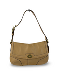 Coach 11542 Turnlock Brown/Tan Leather Shoulder bag