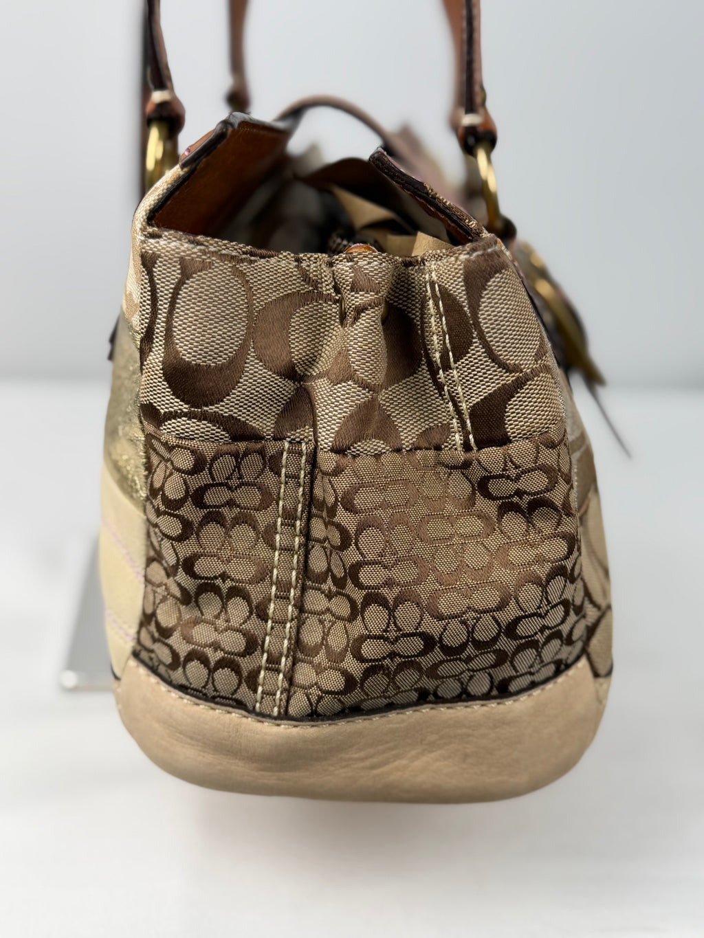 Coach 10004 Rare Soho Multicolour Suede/Leather/Canvas Patchwork Shoulder Bag&nbsp;