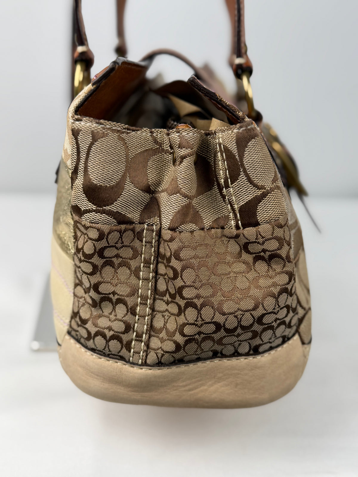 Coach 10004 Rare Soho Multicolour Suede/Leather/Canvas Patchwork Shoulder Bag&nbsp;