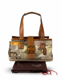 Coach 10004 Rare Soho Multicolour Suede/Leather/Canvas Patchwork Shoulder Bag&nbsp;
